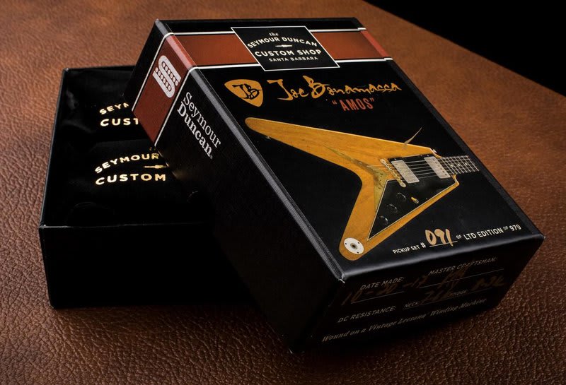 SEYMOUR DUNCAN (Joe Bonamassa Amos Set Bk) Bonamassa Amos Humbucker Set Black Custom Shop