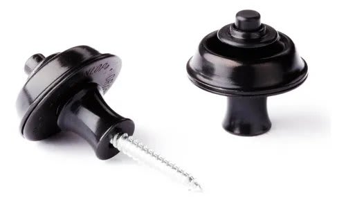 JIM DUNLOP (SLS1403BK) TRABACORREA STRPLK FLUSH-SET BLACK OXIDE