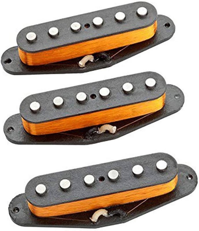 Seymour Duncan - 11201-03-Cset - SSL-2 Vntg Flat para Strat Cal Set Black