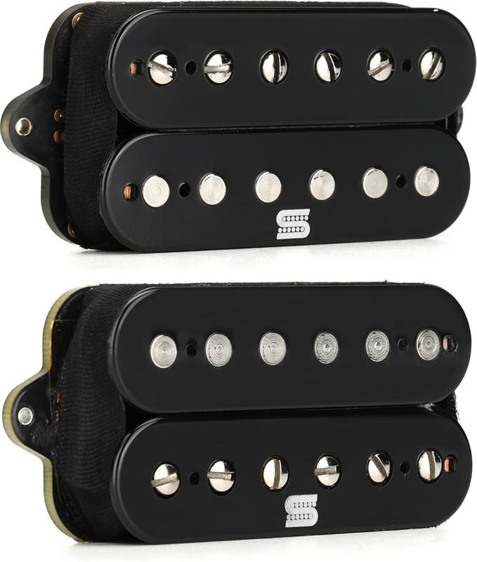 Seymour Duncan (11106-75-B Duality) Humbucker Pickup - Black Neck and Bridge Set