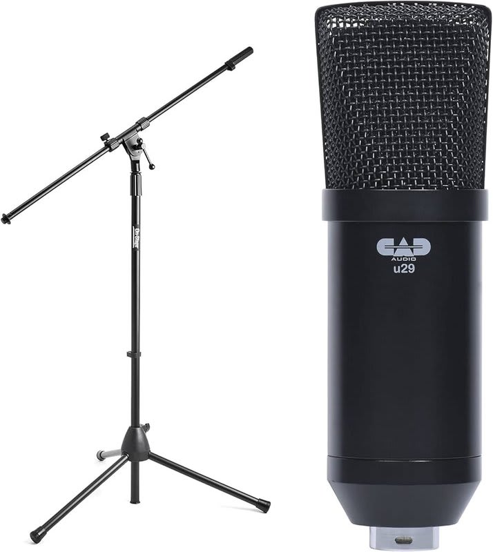 CAD (U29) Mic USB condenser cardioide, trípode, cable de 3mt RD