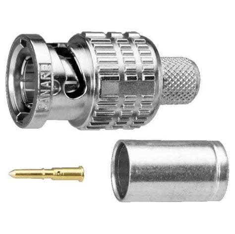 CANARE (BCP-B5F) CONECTOR BNC CRIMPADO 75 OHM PARA CABLE L-5CFB, V-5CFB