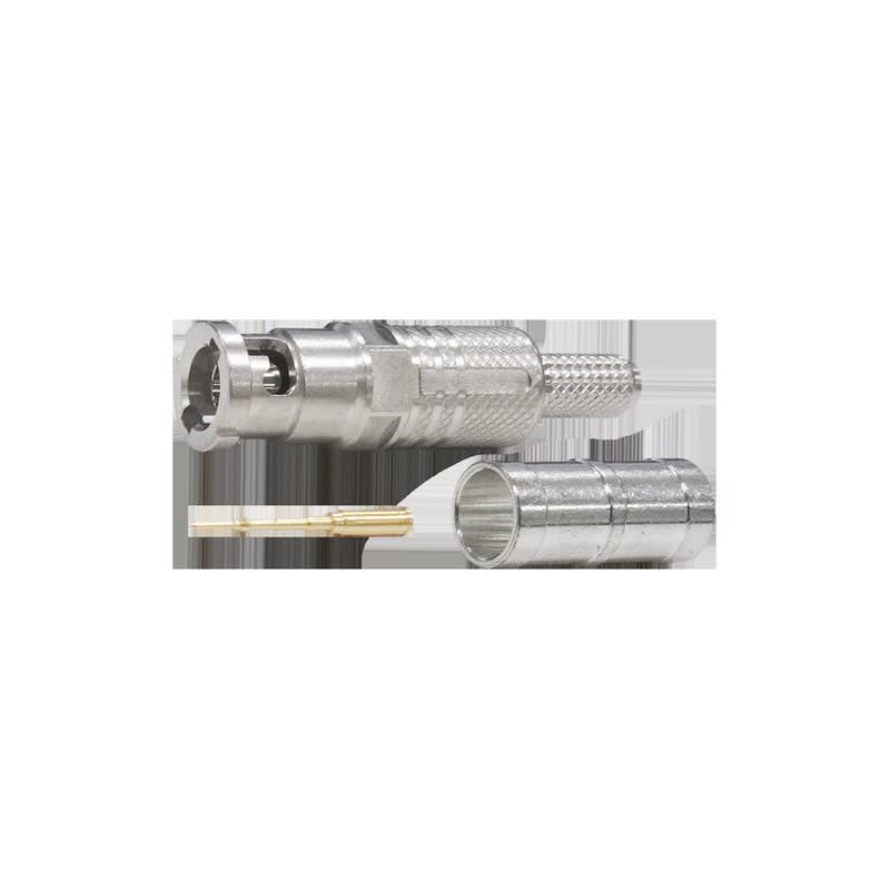 CANARE (HBCP-D25HDA) CONECTOR MICRO-BNC CRIMPADO 75 OHM 12G-SDI PARA CABLE L-2.5CHD