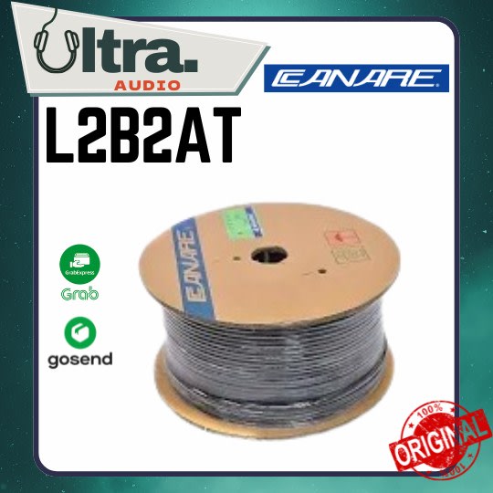 CANARE (L-2B2AT 200M BLACK) CABLE DE MICROFONO DE PAR TRENZADO 200M NEGRO