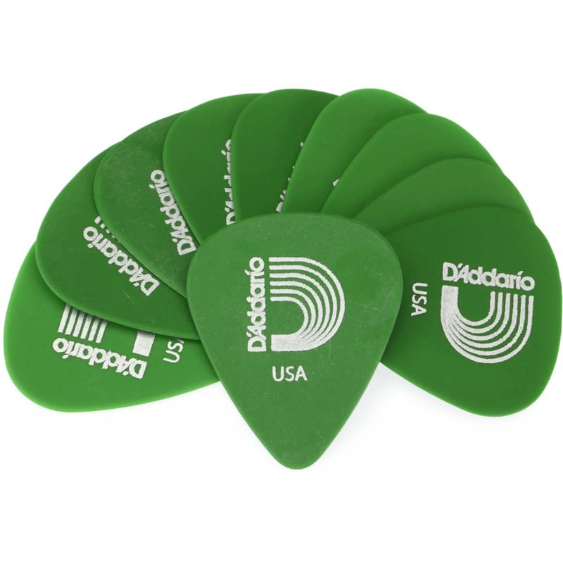 DADDARIO (1DGN4-10) 1DGN4-10 PACK 10 UÑETAS MEDIUM DURALIN VERDE