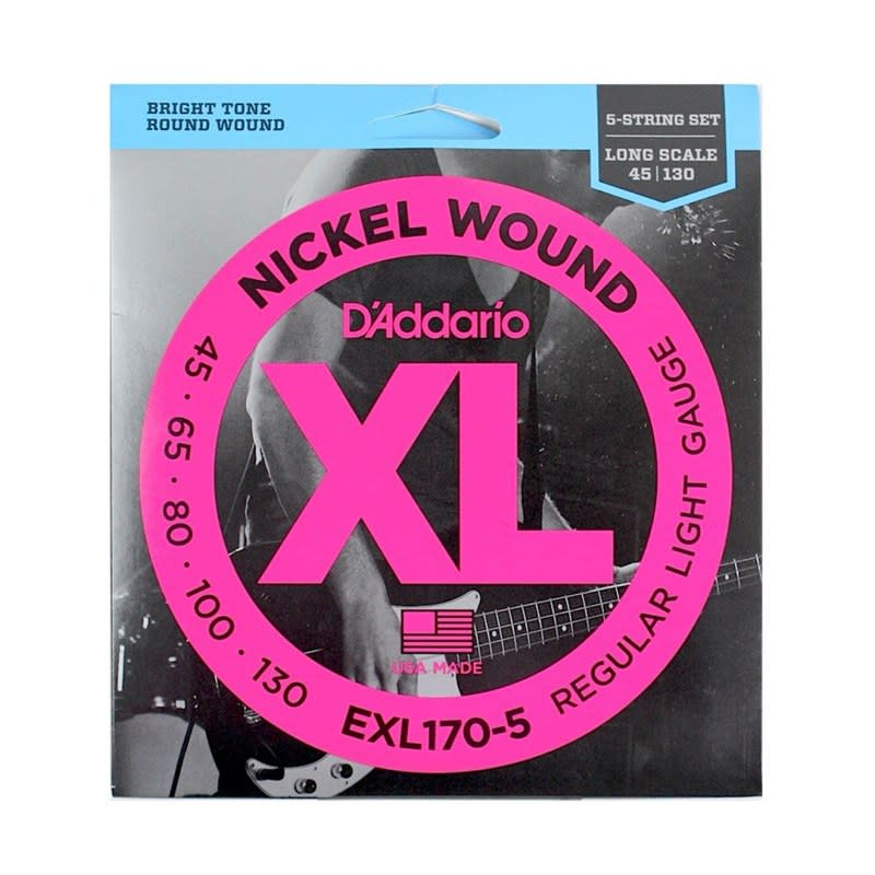 DADDARIO (EXL170-5) EXL170-5 ENCORDADO BAJO 5 CUERDAS 045-130