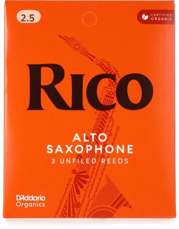 DADDARIO (RJA0325) RICO RJA0325 CAÑA RICO SAXO ALTO 2.5 PACK 3 UNIDADES