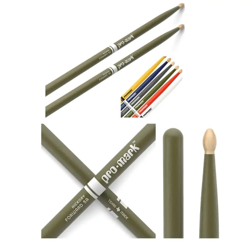 DADDARIO (TX5AW-GREEN) PROMARK TX5AW-GREEN PAR PROMARK 5A PUNTA MADERA HICKORY VERDE