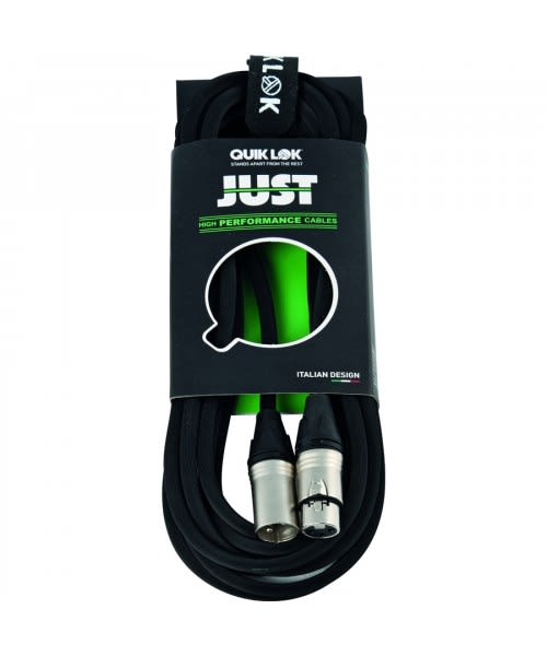 QUIK LOK (JUST MF 10) JUST MF 10 CABLE PARA MICROFONO 10M XLRH/XLRM