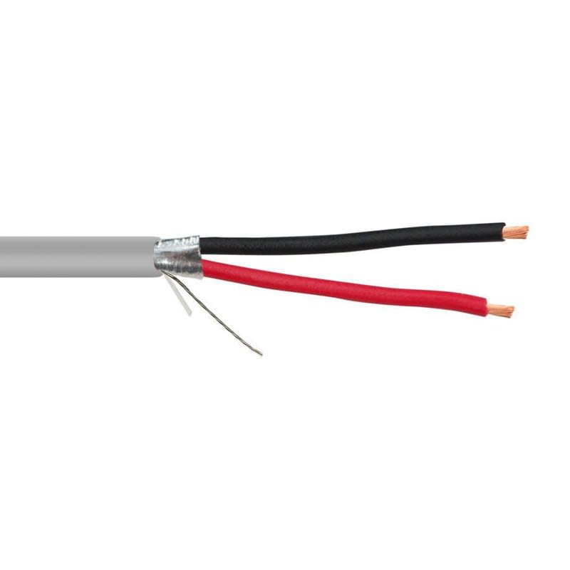 SCP (22/2SH-GY) AWG STRANDED BC, SHIELDED, UL CMR PVC JKT-GRAY 1000FT