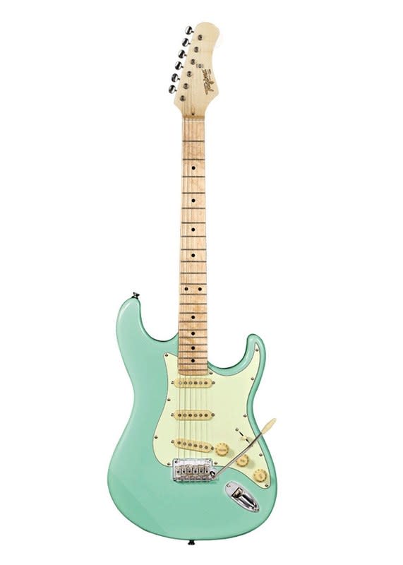 TAGIMA (T-635 SG L/MG) T-635 SG L/MG GUITARRA ELECTRICA TIPO TELECASTER CLASSIC BLANCO VERDE SURF/MENTA T MAPLE