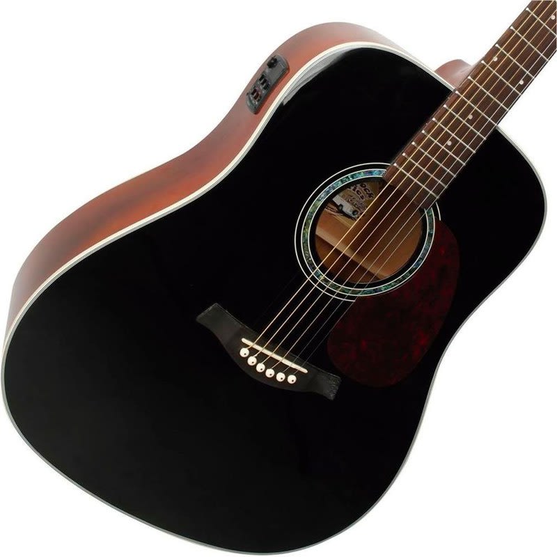 TAGIMA (TW-25 BK) TW-25 BK EQ GUITARRA ELECTROACUSTICA FOLK NEGRO/CAOBA SATIN