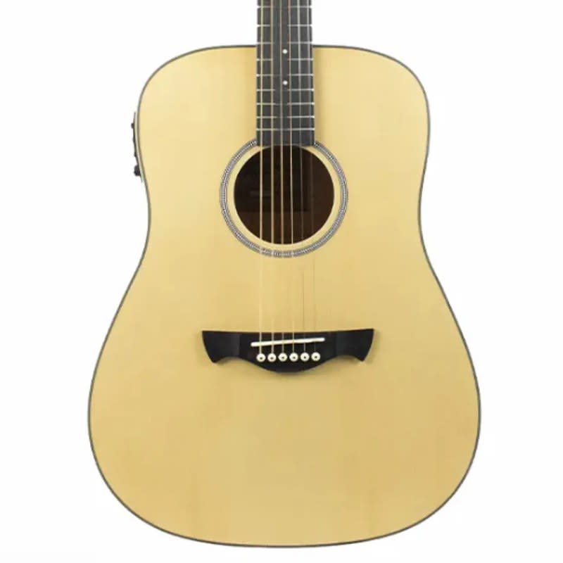 TAGIMA (TW-25 NTS) TW-25 NTS EQ GUITARRA ELECTROACUSTICA FOLK NEGRO NATURAL/CAOBA SATIN