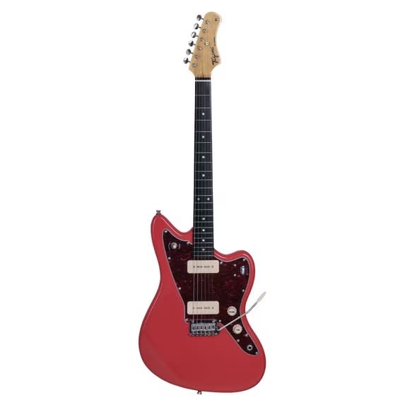 TAGIMA (TW-61 FR D/TT) TW-61 FR D/TT GUITARRA ELECTRICA TIPO JAGUAR ROJO FIESTA/TORTOISE