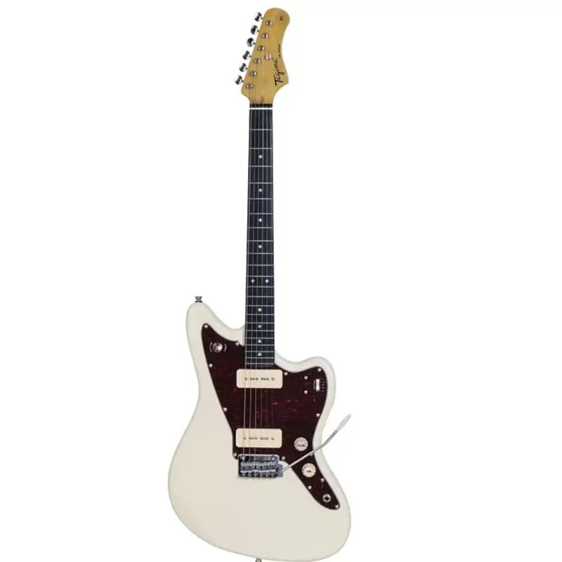 TAGIMA (TW-61 OWH D/TT) TW-61 OWH D/TT GUITARRA ELECTRICA TIPO JAGUAR BLANCO OLIMPICO/TORTOISE