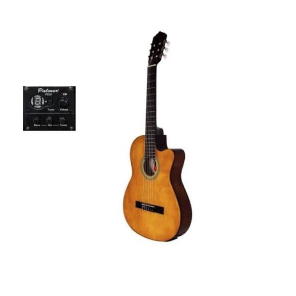 TROPICAL (PC13CEQ-PEQ1-LB) PC13CEQ-PEQ1-LB GUITARRA ELECTROACUSTICA PALMER NYLON 39" NATURAL