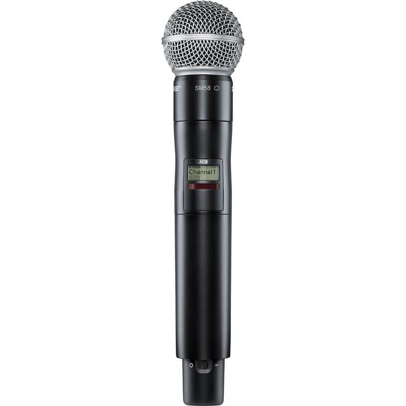 SHURE (AD2/SM58=-G57) REPUESTO AD2/SM58=-G57 MICROFONO DE MANO INALAMBRICO DIGITAL CON CAPSULA SM58 EN BANDA G57