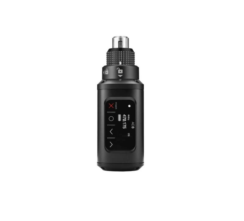 SHURE (AD3BR=-G55) TRANSMISOR AD3BR=-G55 TRANSMISOR ADAPTADOR DIGITAL PARA MICRÓFONOS CON CONEXION XLR EN BANDA G