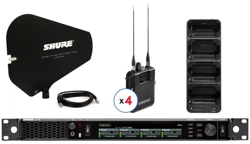 SHURE (ADTQUS=-G57) ACCESORIO ADTQUS=-G57 QUAD TRANSMITTER 470-608 MHZ