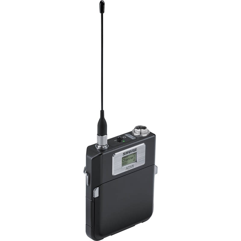 SHURE (ADX1=-G57) TRANSMISOR ADX1=-G57 TRANSMISOR DIGITAL DE MICROFONO CON CAMBIO AUTOMATICO DE FRECUENCIA EN BA