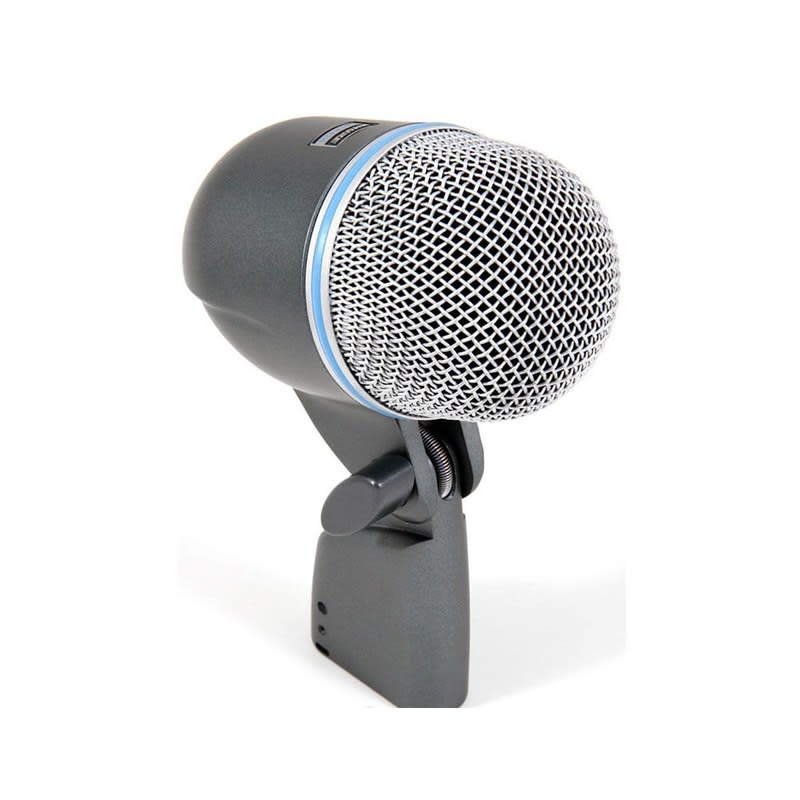 SHURE (BETA 52A) MICROFONO DE INSTRUMENTO PARA BOMBO E INSTRUMENTOS GRAVES CON SISTEMA ANTIGOLPES NEUMATICO