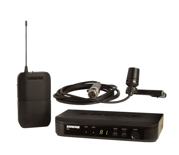 SHURE (BLX14/CVL-M15) RECEPTOR BLX14/CVL-M15 CONJUNTO TRANSMISOR RECEPTOR CON MICROFONO LAVALIER CVL EN BANDA M15