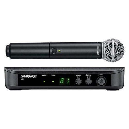 SHURE (BLX24/SM58-M15) RECEPTOR BLX24/SM58-M15 TRANSMISOR RECEPTOR CON MICROFONO SM58 EN BANDA M15