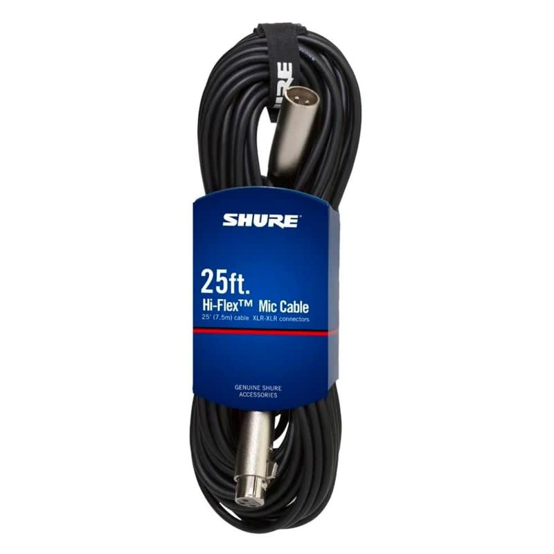 SHURE (C25J) CABLE C25J CABLE XLR DE 25 PIES