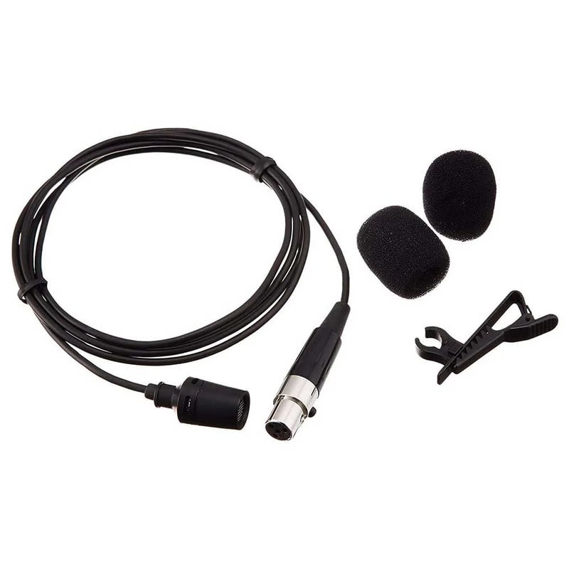 SHURE (CVL-B/C-TQG) MICRÓFONO CVL-B/C-TQG CH MICROFONO LAVALIER PATRON POLAR CARDIOIDE CON CONECTOR TA4F CH