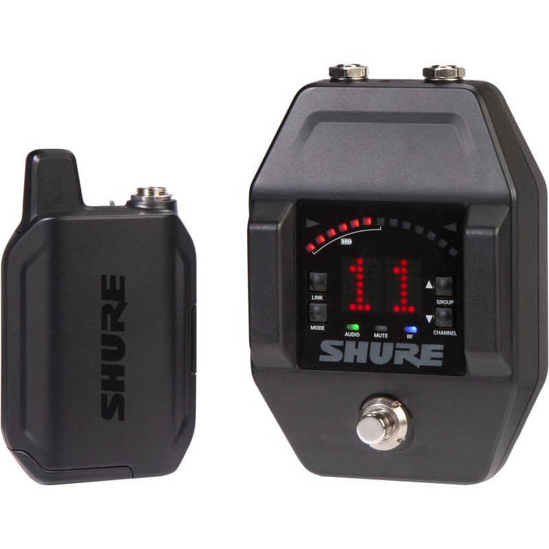 SHURE (GLXD16+-Z3) RECEPTOR GLXD16+-Z3 TRANSMISOR RECEPTOR PARA GUITARRA O BAJO TIPO PEDALERA EN BANDA Z3+