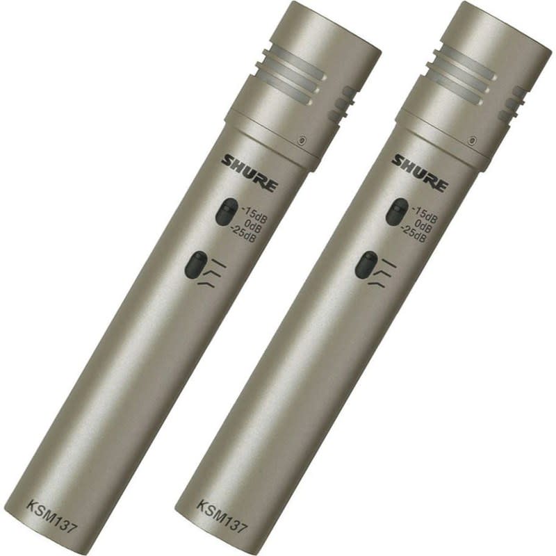 SHURE (KSM137/SL) MICRÓFONO KSM137/SL MICROFONO DE CONDENSADOR CON PATRON POLAR CARDIOIDE PARA INSTRUMENTO
