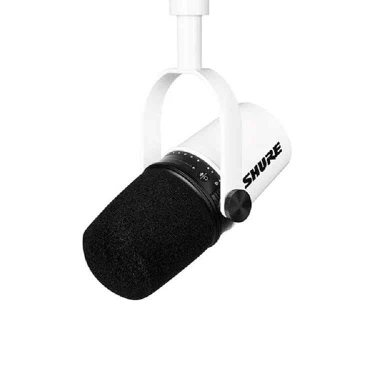 SHURE (MV7+-W) ACCESORIO MV7+-W XLR/USB SPEECH MICROPHONE, WHITE