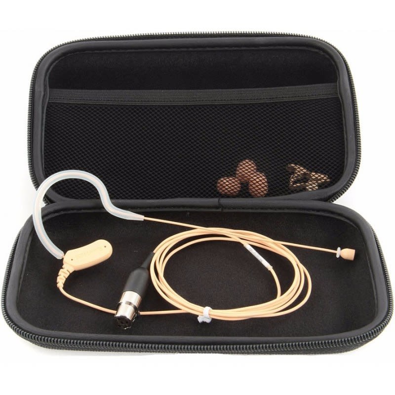 SHURE (MX153T/O-TQG) SOPORTE MX153T/O-TQG CH MICROFONO CON SOPORTE DE OREJA PATRON POLAR OMNIDIRECCIONAL COLOR BRON