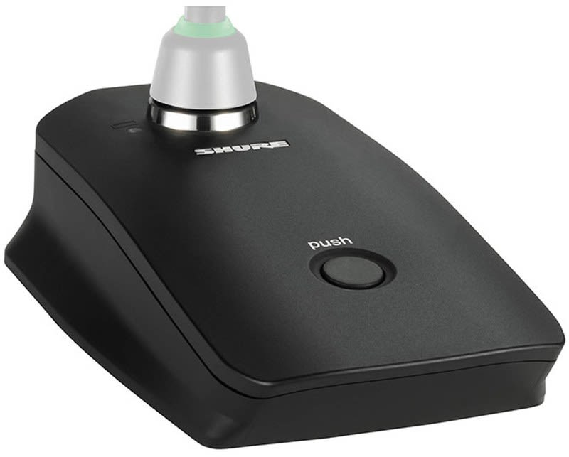 SHURE (MXW8=-Z10) TRANSMISOR MXW8=-Z10 BASE CON TRANSMISOR MICROFONOS CUELLO GANSO LINEA MICROFLEX WIRELESS SYST