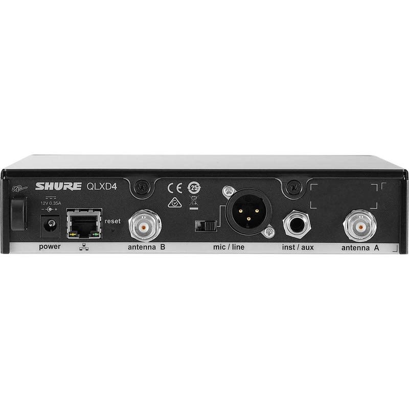 SHURE (QLXD4=-G50) ACCESORIO QLXD4=-G50 CH ECEPTOR INALAMBRICO ENN BANDA G50 CH