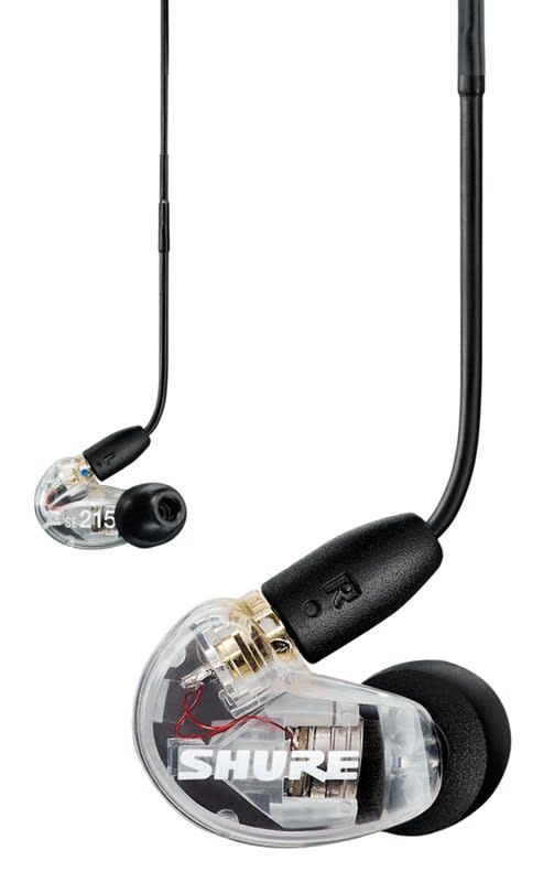 SHURE (SE215-CL) ACCESORIO SE215-CL AUDIFONOS INTRA AURALES COLOR TRANSPARENTE