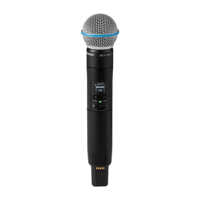 SHURE (SLXD2+/B58=-G57) TRANSMISOR SLXD2+/B58=-G57 TRANSMISOR DE MANO CON CAPSULA SM58