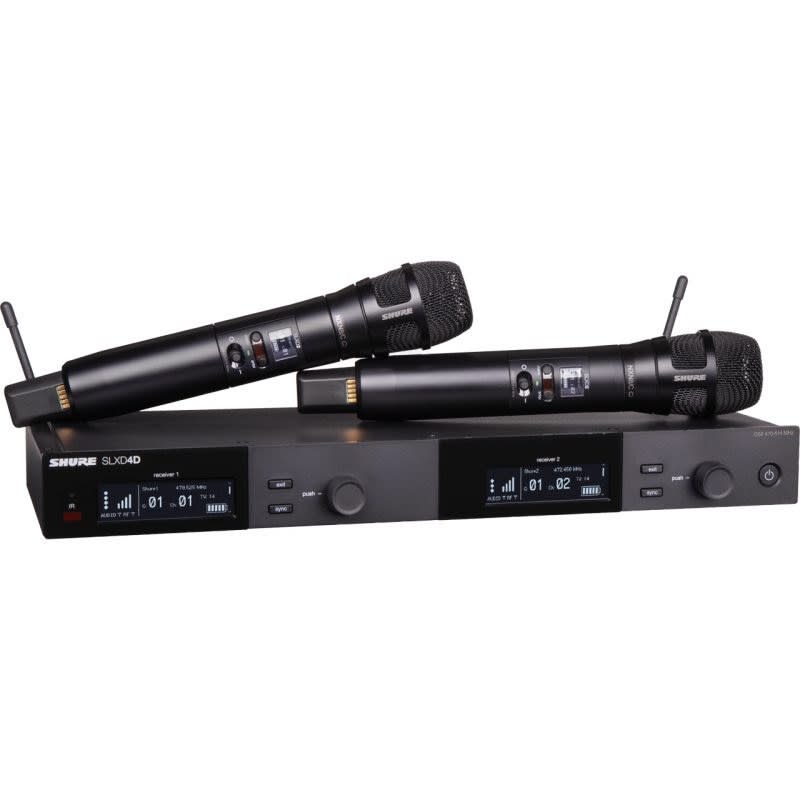 SHURE (SLXD24D/N8CB-G58) MICROFONO SLXD24D/SM58 SISTEMA INALAMBRICO EN FRECUENCIA G58 CON CAPSULA NEXADYNE