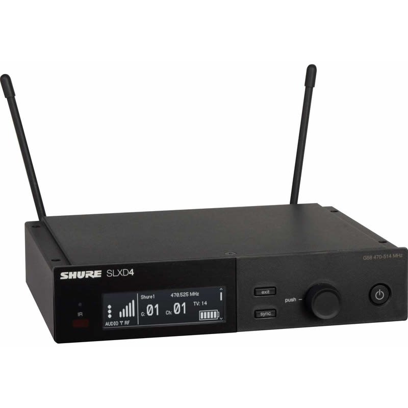 SHURE (SLXD4=-G58) ACCESORIO SLXD4=-G58 SINGLE RECEIVER 470-514MHZ