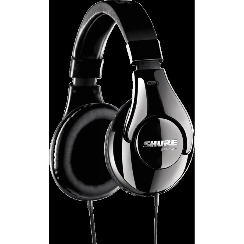 SHURE (SRH240A-BK) ACCESORIO SRH240A-BK AUDIFONOS DE CALIDAD PROFECIONAL DE COLOR NEGRO