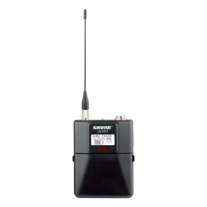 SHURE (ULXD1=-G55) TRANSMISOR ULXD1=-G55 TRANSMISOR DE CUERPO EN BANDA G55 LINEA ULXD