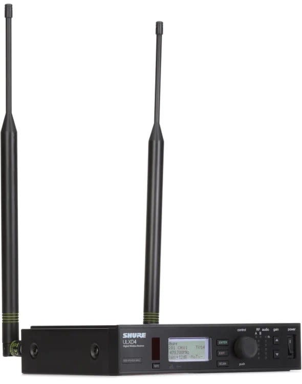 SHURE (ULXD4=-G50) RECEPTOR ULXD4=-G50 RECEPTOR INALAMBRICO EN BANDA G50 LINEA ULXD