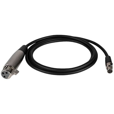 SHURE (WA310) CABLE WA310 CABLE PARA MICRÓFONO E INSTRUMENTO XLRF A TA4F