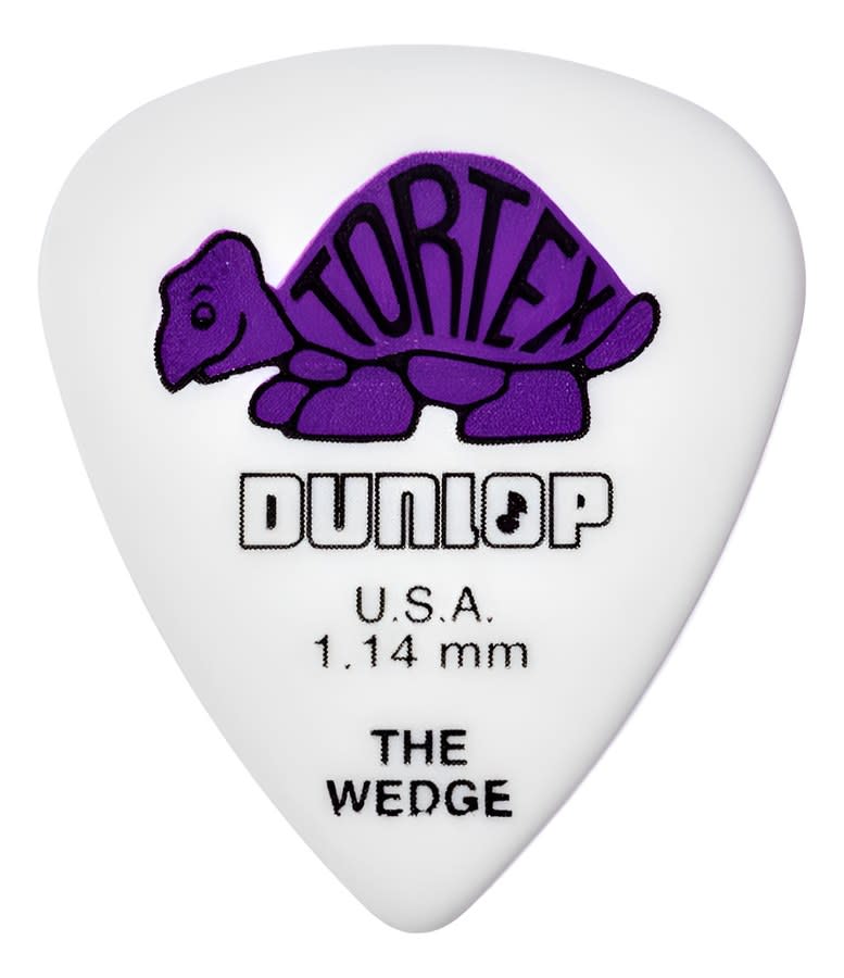 Uñetas Jim Dunlop Tortex Wedge 424r 1.14 Bolsa X72u