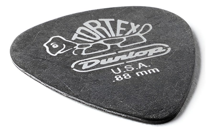 Uñetas Jim Dunlop Tortex Black Gold 488r 0.88 Bolsa X72u