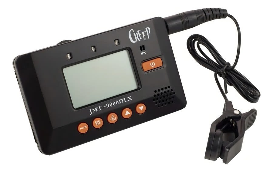 Afinador/metronomo Generador De Tono Creep Jmt-9000dlx Negro