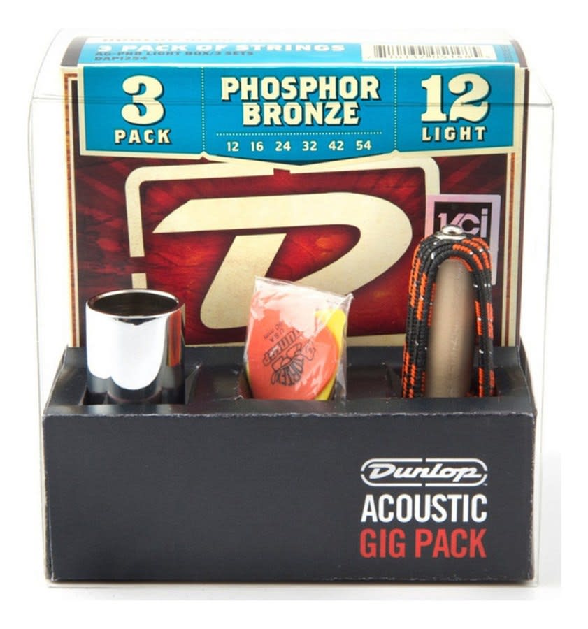 Steel Gig Pack Accesorios Jim Dunlop Ga24 Guitarra Acústica