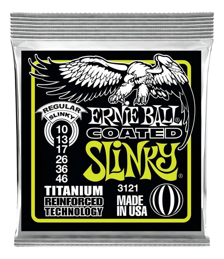 Ernie Ball Coated 3121 Cuerdas Guitarra Electrica 10-46