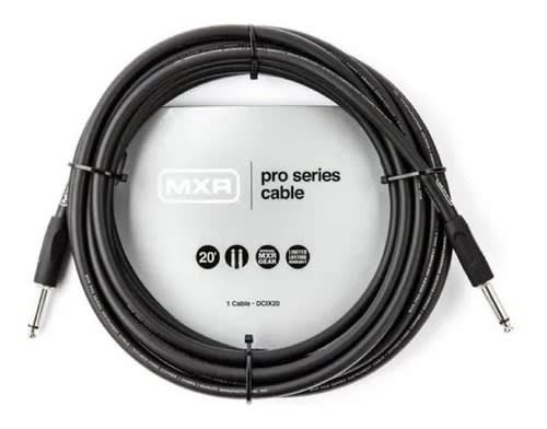 Cable Plug Jack 6m Negro Mxr Dcix20 Audio Video Conector Macho
