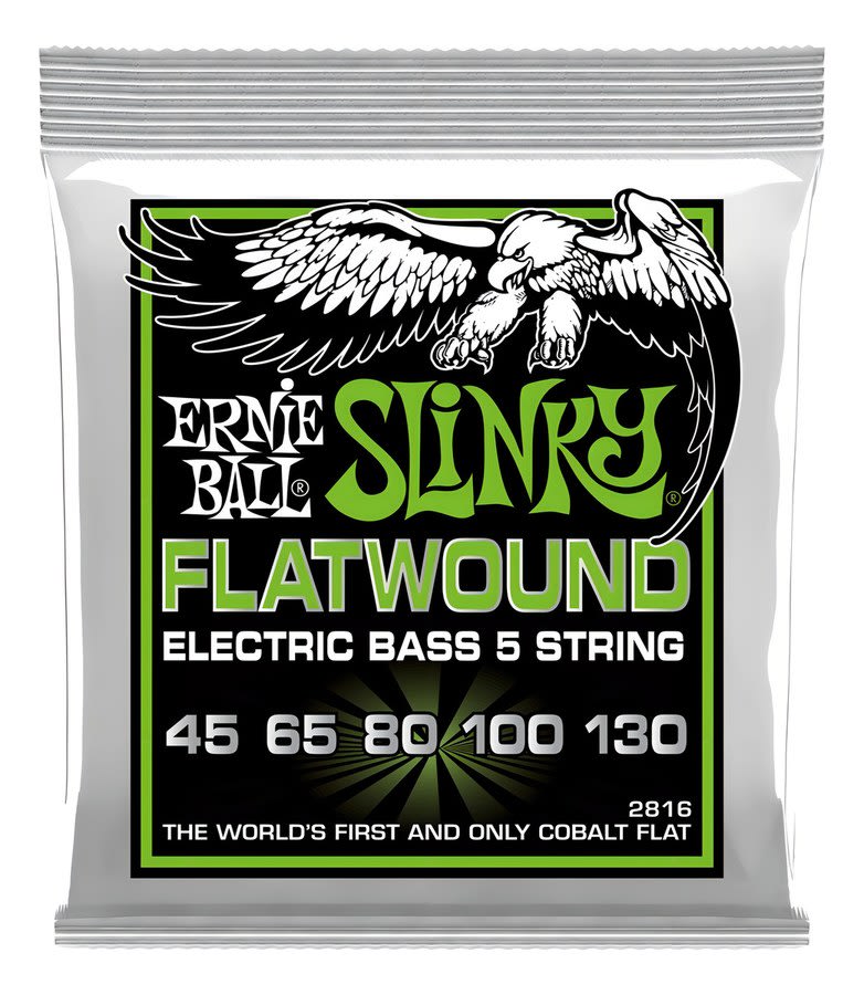 Cuerdas Bajo Ernie Ball 5c Regular Slinky 2816 Flat 45-130